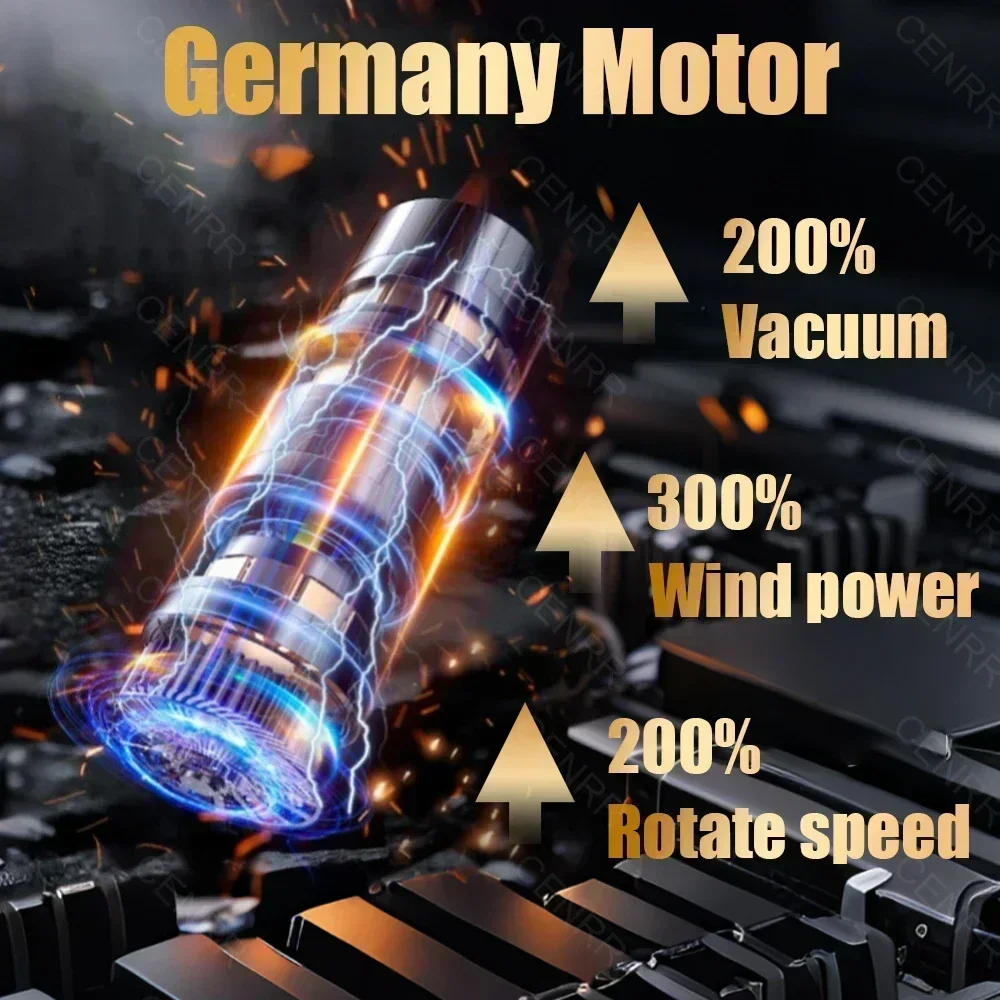 Mocny bezprzewodowy mini odkurzacz samochodowy *DARMOWA WYSYŁKA*