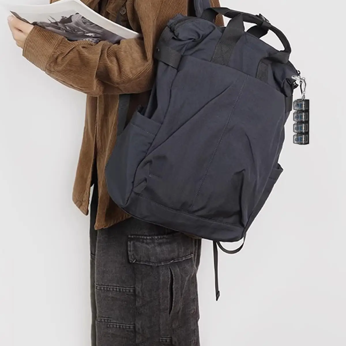 LED brelok do kluczy antystresowy klikacz dla dorosłych ✨